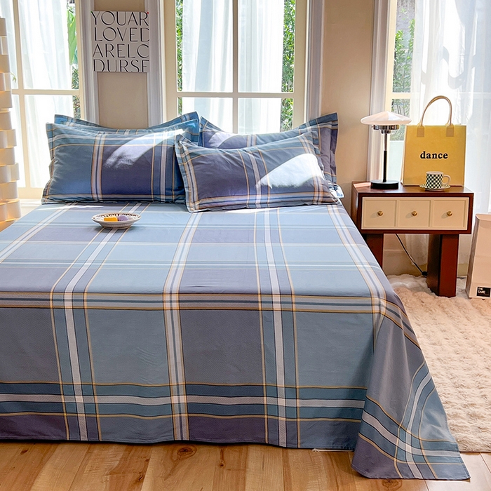 91家纺网 家纺一手货源 找家纺 八十八家纺2025新款全棉12868系列四件套单品床单像素时空