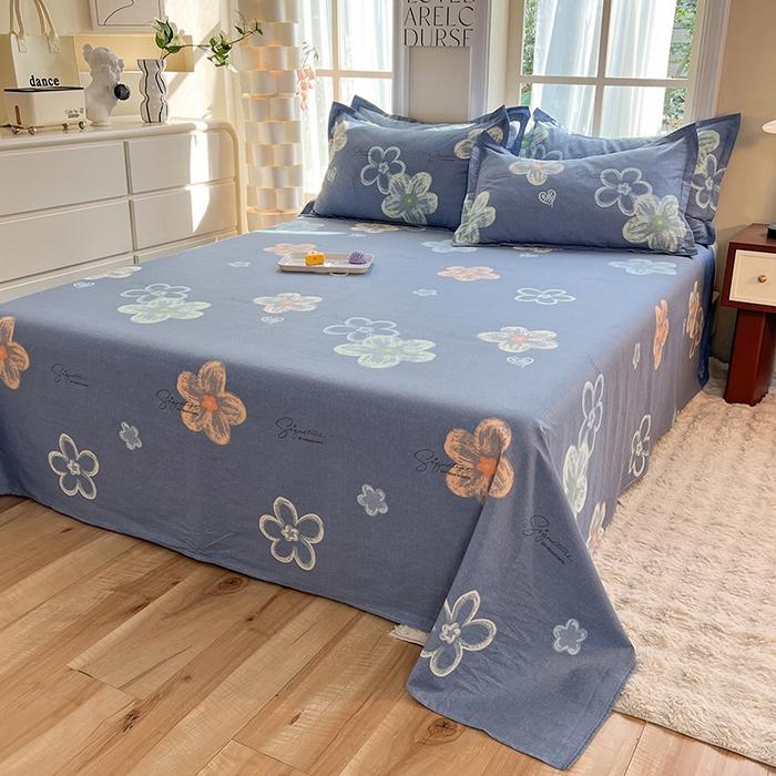 91家纺网 家纺一手货源 找家纺 八十八家纺2025新款全棉12868系列四件套单品床单依美莎