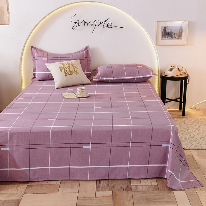 91家纺网 家纺一手货源 找家纺 八十八家纺2025新款全棉12868系列四件套单品床单晴天