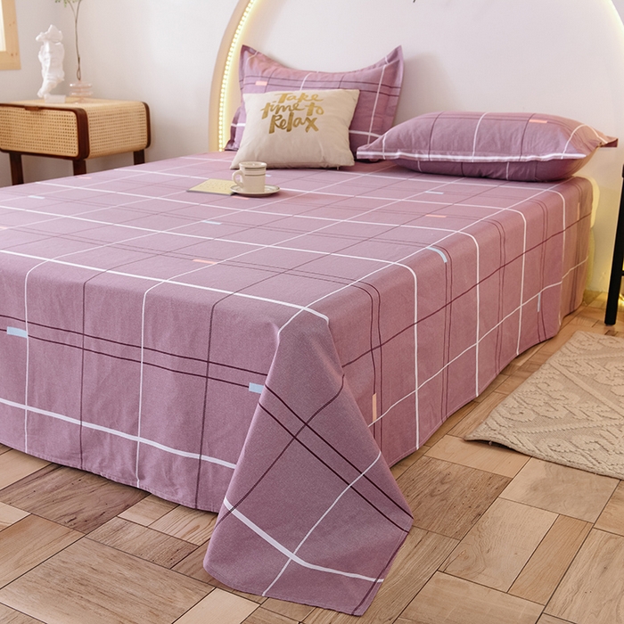 91家纺网 家纺一手货源 找家纺 八十八家纺2025新款全棉12868系列四件套单品床单晴天