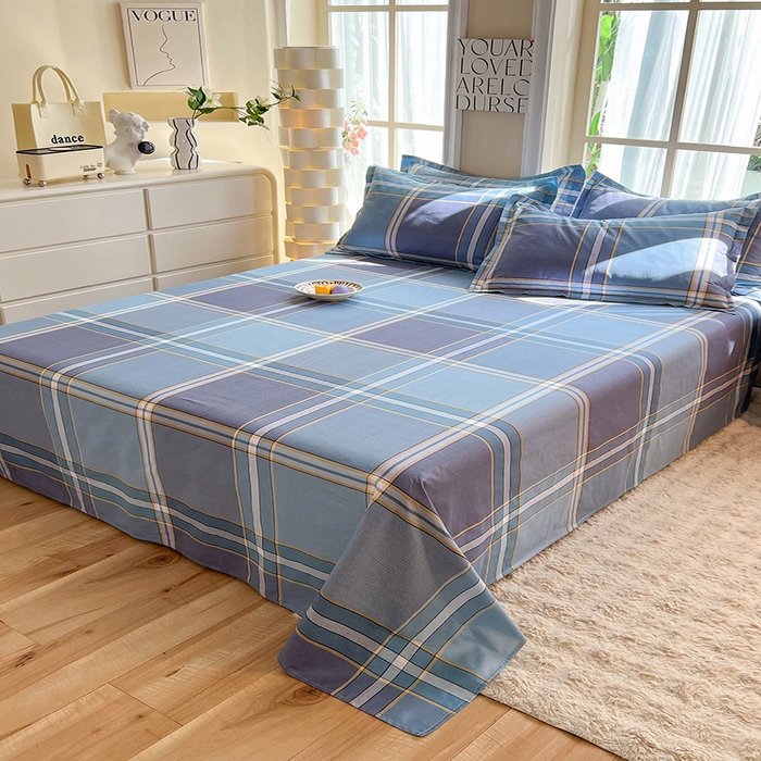 91家纺网 家纺一手货源 找家纺 八十八家纺2025新款全棉12868系列四件套单品床单像素时空