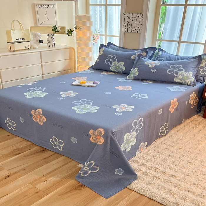 91家纺网 家纺一手货源 找家纺 八十八家纺2025新款全棉12868系列四件套单品床单依美莎