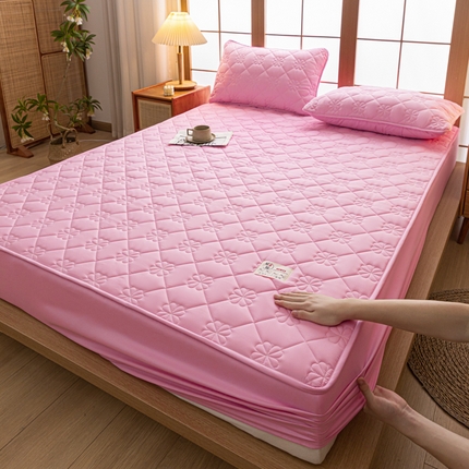 91家纺网 家纺一手货源 找家纺 （总）米粒家纺 2023新款A类大豆纤维夹棉床笠系列