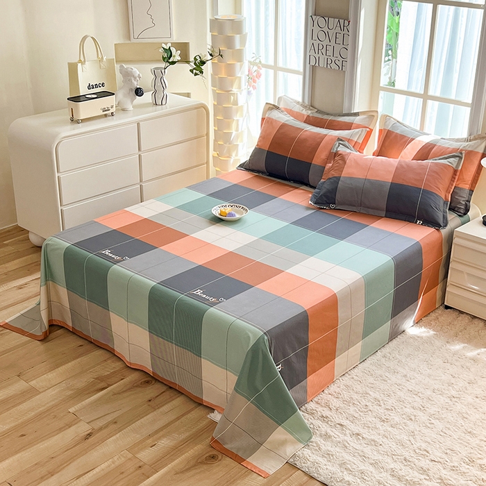 91家纺网 家纺一手货源 找家纺 八十八家纺2025新款全棉12868系列四件套单品床单弗雷德