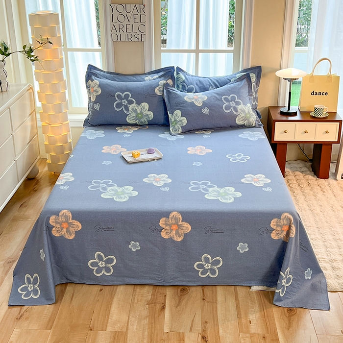 91家纺网 家纺一手货源 找家纺 八十八家纺2025新款全棉12868系列四件套单品床单依美莎