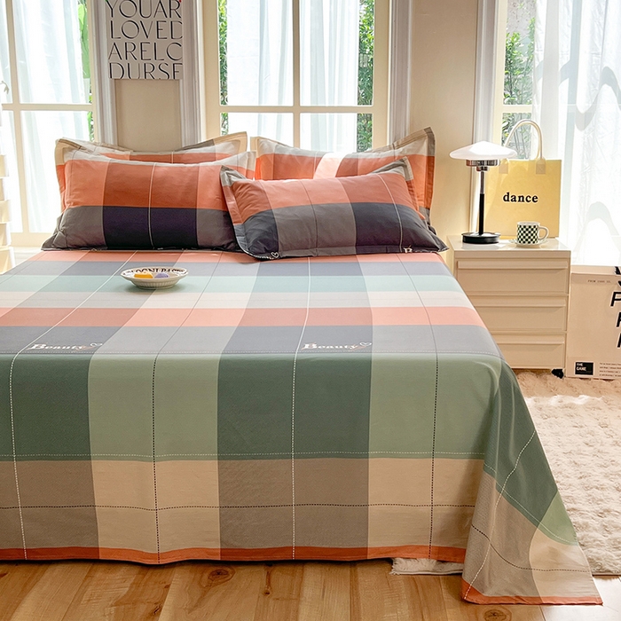 91家纺网 家纺一手货源 找家纺 八十八家纺2025新款全棉12868系列四件套单品床单弗雷德