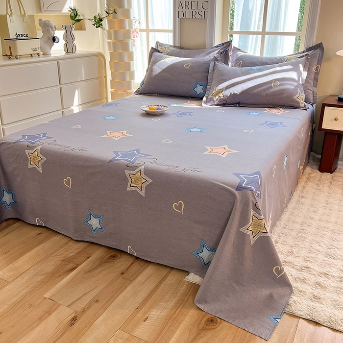 91家纺网 家纺一手货源 找家纺 八十八家纺2025新款全棉12868系列四件套单品床单启明星