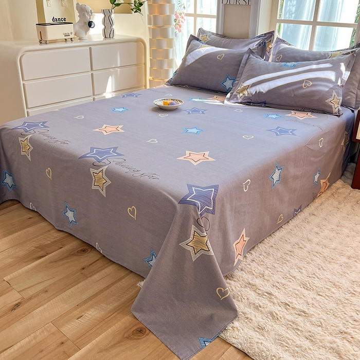 91家纺网 家纺一手货源 找家纺 八十八家纺2025新款全棉12868系列四件套单品床单启明星