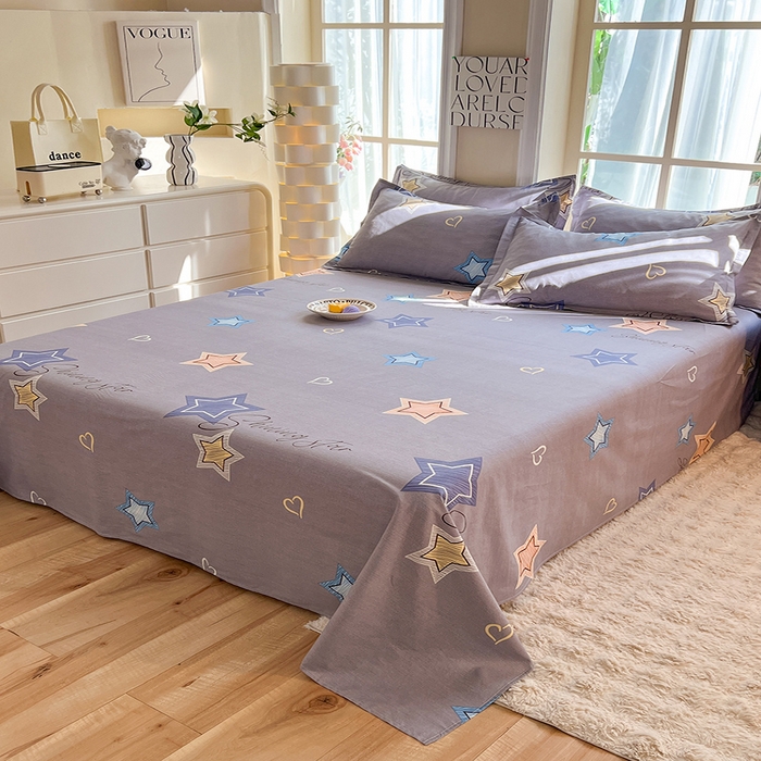 91家纺网 家纺一手货源 找家纺 八十八家纺2025新款全棉12868系列四件套单品床单启明星