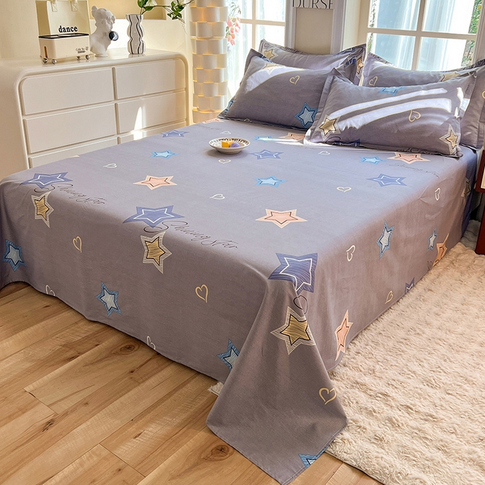 91家纺网 家纺一手货源 找家纺 八十八家纺2025新款全棉12868系列四件套单品床单启明星