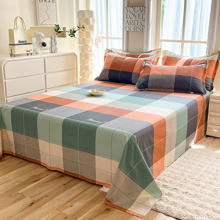 91家纺网 家纺一手货源 找家纺 八十八家纺2025新款全棉12868系列四件套单品床单弗雷德