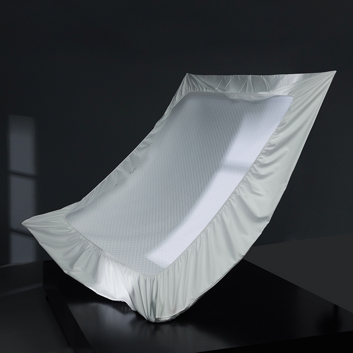 91家纺网 家纺一手货源 找家纺 缔缦 2023新款定织新布种S120系列夹棉床笠 贵族白