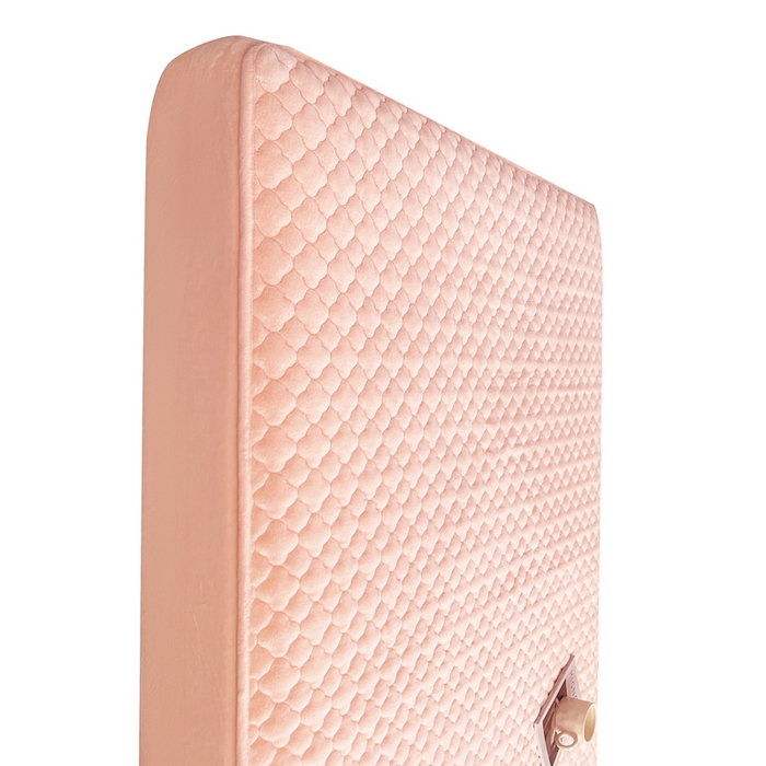 91家纺网 家纺一手货源 找家纺 梵朴 2023新款牛奶绒夹棉床笠 纯色-藕粉色