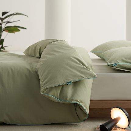 91家纺网 家纺一手货源 找家纺 （总）风向标 2023新款奶油美拉德大雁纹磨毛单被套