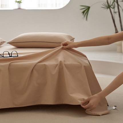 91家纺网 家纺一手货源 找家纺 （总）风向标 2023新款奶油美拉德大雁纹磨毛单床单