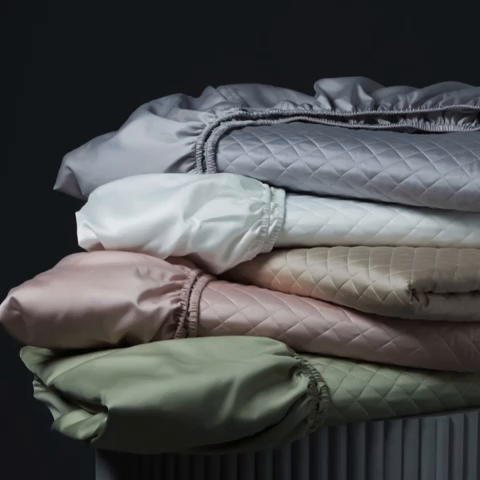 91家纺网 家纺一手货源 找家纺 （总）缔缦 2023新款定织新布种S120系列夹棉床笠