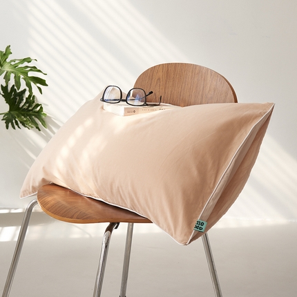 91家纺网 家纺一手货源 找家纺 （总）风向标 2023新款奶油美拉德大雁纹磨毛单品单枕套