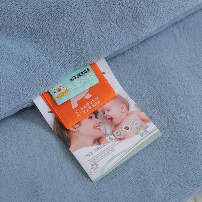 91家纺网 家纺一手货源 找家纺 喜多兔儿童家纺 2023喜多兔牛奶绒活套被 小伙伴系列—蓝色大嘴皇冠恐龙