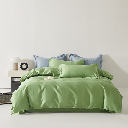 91家纺网 家纺一手货源 找家纺 （总）寝柔家纺 2023秋季60S纯色全棉贡缎四件套