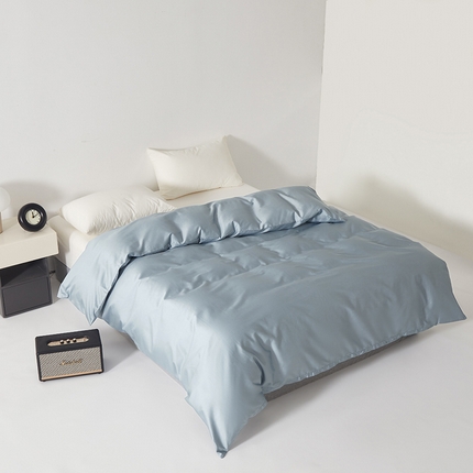 91家纺网 家纺一手货源 找家纺 （总）寝柔家纺 2023新款秋季60S纯色全棉贡缎单被套