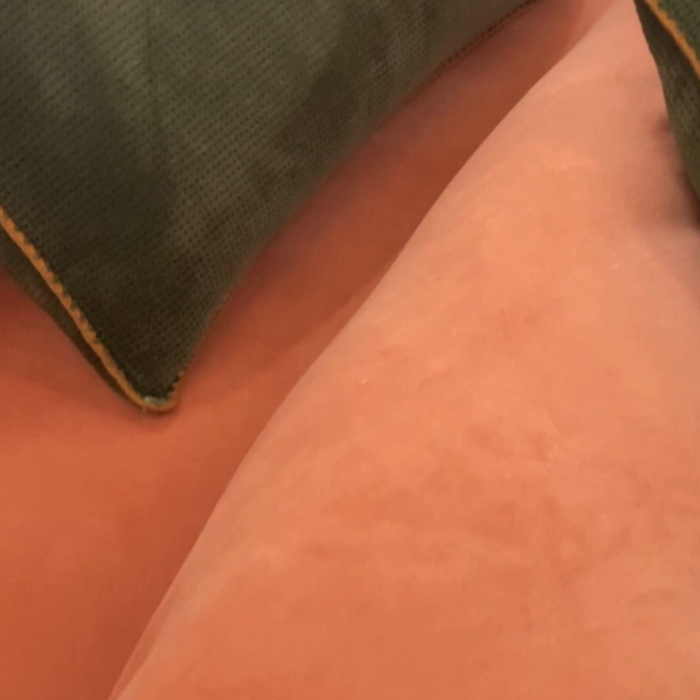 91家纺网 家纺一手货源 找家纺 吾诺2023秋冬贝壳边华夫格牛奶绒四件套-纯净版拍摄风格 橄榄绿-唐茶