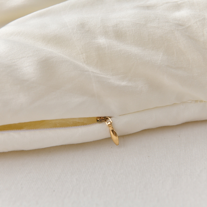 91家纺网 家纺一手货源 找家纺 眠优居 2023新款A类婴儿有机棉无染大豆被 本白色