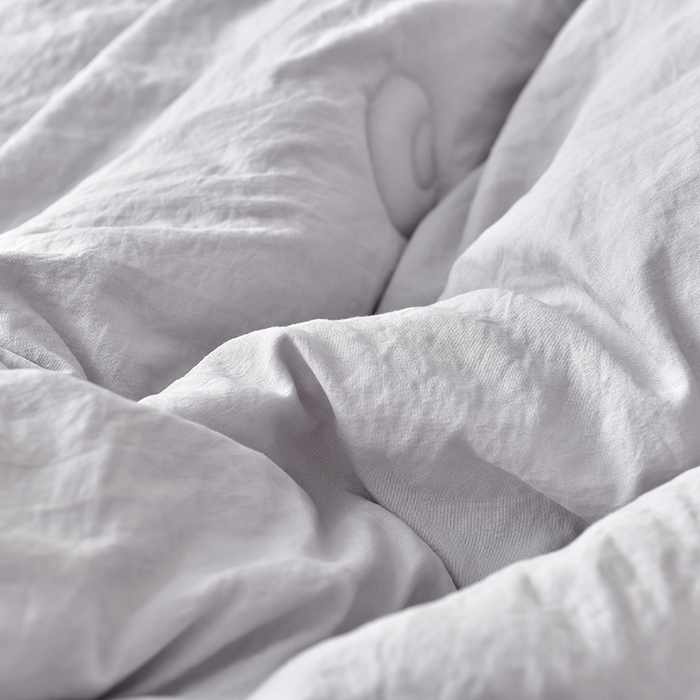 91家纺网 家纺一手货源 找家纺 眠优居 2023新款A类婴儿有机棉无染大豆被 轻奢灰