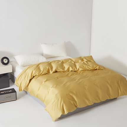 91家纺网 家纺一手货源 找家纺 （总）寝柔家纺 2023新款秋季60S纯色全棉贡缎单被套