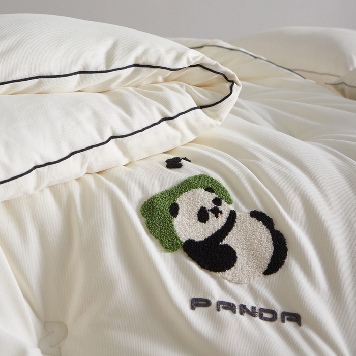 91家纺网 家纺一手货源 找家纺 （总）莱福仕家纺 2023新款A类裸感熊猫被