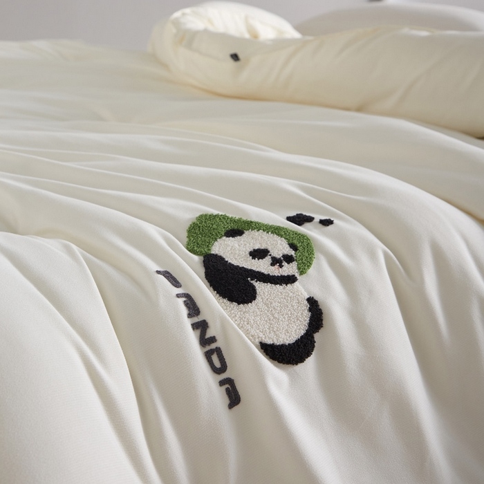 91家纺网 家纺一手货源 找家纺 （总）莱福仕家纺 2023新款A类裸感熊猫被