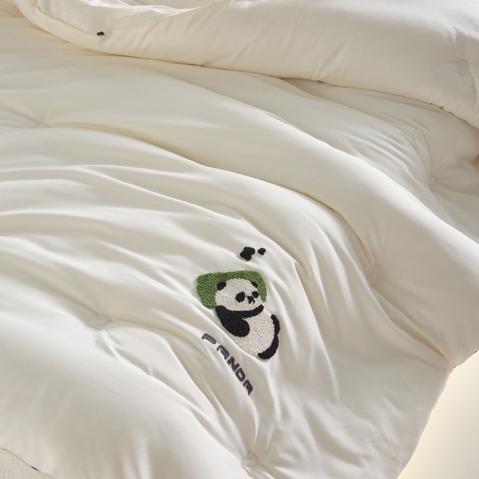 91家纺网 家纺一手货源 找家纺 （总）莱福仕家纺 2023新款A类裸感熊猫被