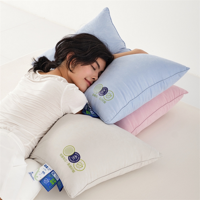 91家纺网 家纺一手货源 找家纺 方回家纺 2023新款锦绒单边枕枕头枕芯 锦绒单边枕-灰色