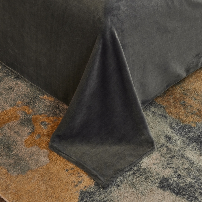 91家纺网 家纺一手货源 找家纺 宅部落 2023新款大版卡通牛奶绒四件套法莱绒 5.熊者之王