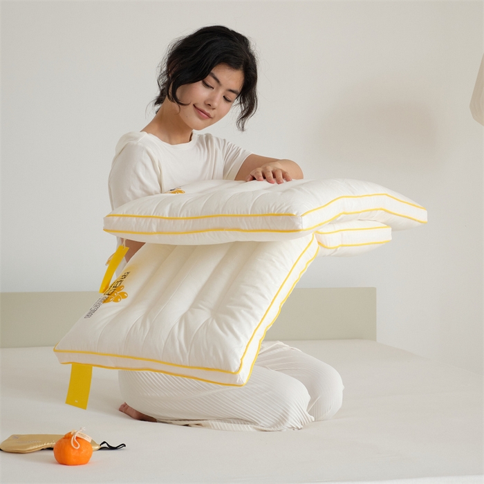 91家纺网 家纺一手货源 找家纺 （总）方回家纺 2023新款李官奇绗缝低平大豆枕枕头枕