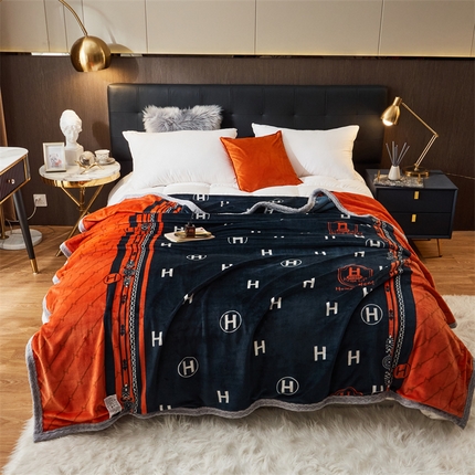 91家纺网 家纺一手货源 找家纺 （总）宅部落 2023新款双层加厚云貂绒被套毯