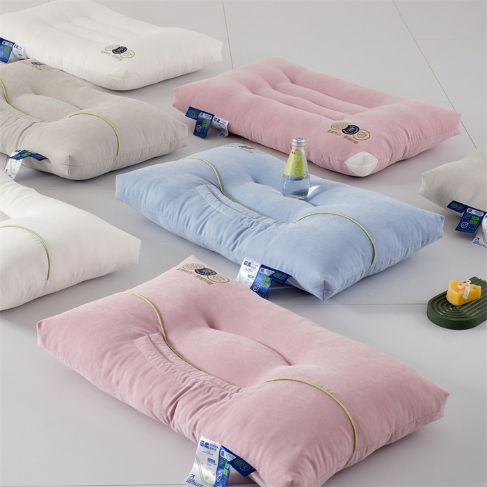 91家纺网 家纺一手货源 找家纺 （总）方回家纺 2023新款锦绒决明子立体枕枕头枕芯