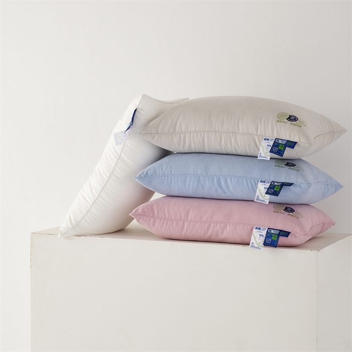 91家纺网 家纺一手货源 找家纺 方回家纺 2023新款锦绒单边枕枕头枕芯 锦绒单边枕-蓝色