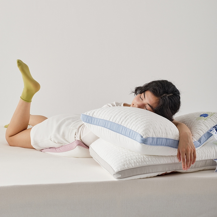 91家纺网 家纺一手货源 找家纺 （总）方回家纺 2023新款锦绒绗缝立体枕枕头枕芯