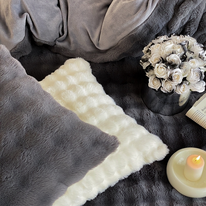 91家纺网 家纺一手货源 找家纺 （总）梦享生活家居 2023新款兔兔绒四件套