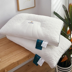 91家纺网 家纺一手货源 找家纺 （总）思梵娜 2023新款头等舱针织乳胶层spa助眠枕头 枕头枕芯,白色