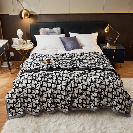 宅部落 2023新款双层加厚云貂绒被套毯 青春舞动