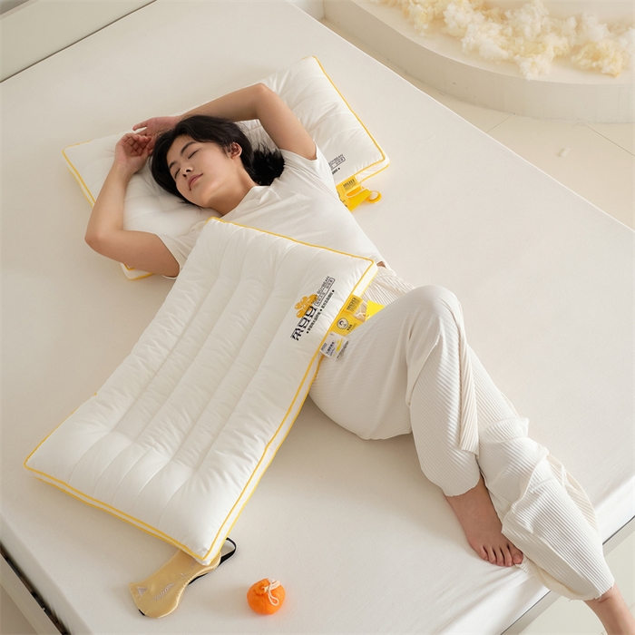 91家纺网 家纺一手货源 找家纺 （总）方回家纺 2023新款李官奇绗缝低平大豆枕枕头枕