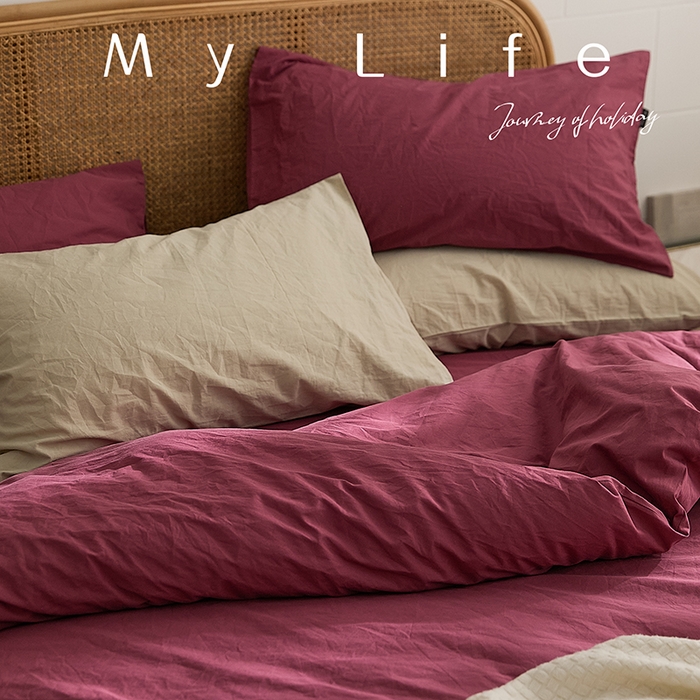 91家纺网 家纺一手货源 找家纺 （总）新款秋冬40S水洗棉四件套-晚风（英文版）