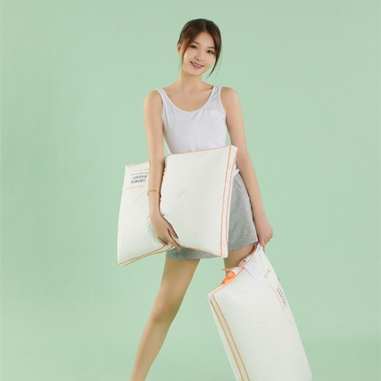 91家纺网 家纺一手货源 找家纺 （总）麦肯锡 2023新款A类母婴6防呵护洁净羽丝绒枕