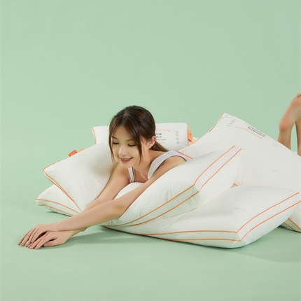 91家纺网 家纺一手货源 找家纺 （总）麦肯锡 2023新款A类母婴6防呵护洁净羽丝绒枕