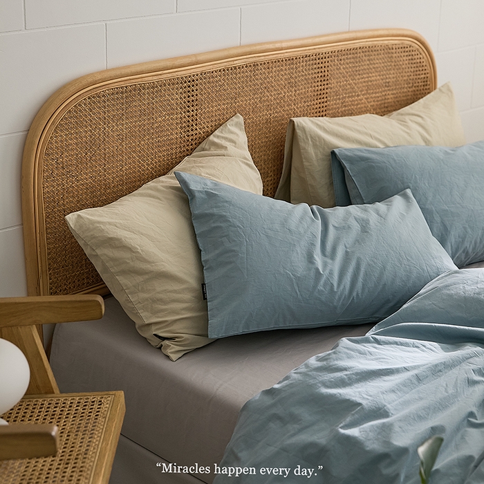 91家纺网 家纺一手货源 找家纺 新款秋冬40S水洗棉四件套-晚风（英文版） 晚风-山水蓝