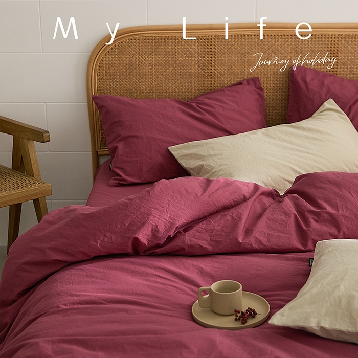 91家纺网 家纺一手货源 找家纺 （总）新款秋冬40S水洗棉四件套-晚风（英文版）