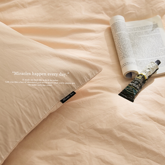 91家纺网 家纺一手货源 找家纺 新款秋冬40S水洗棉四件套-晚风（英文版） 晚风-朱颜