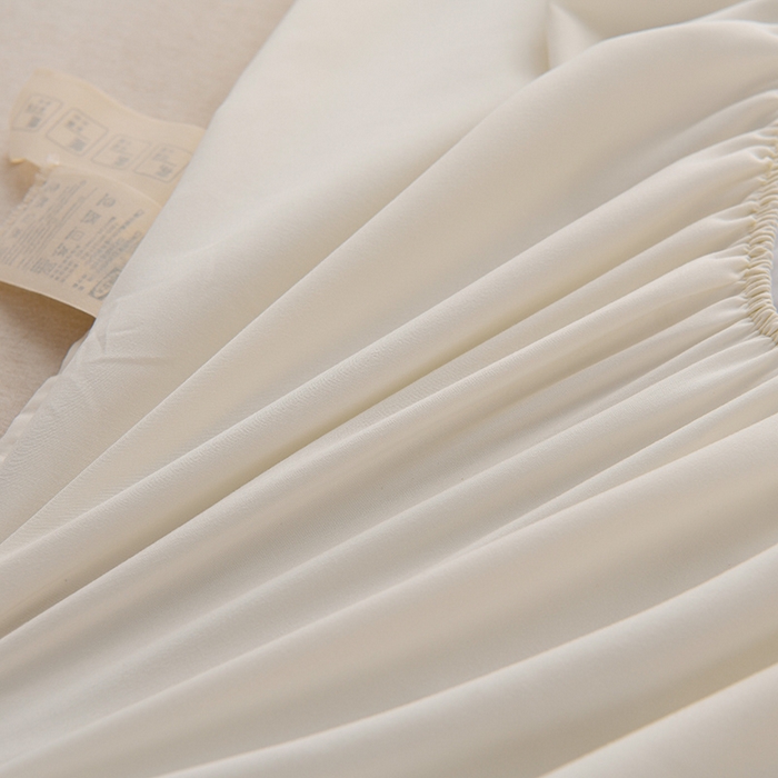 91家纺网 家纺一手货源 找家纺 X猫先生床笠 2024新款A类原棉防水隔尿大豆抗菌夹棉床笠席梦思床垫保护罩防尘床罩加高加厚 防水款爱恋-米白