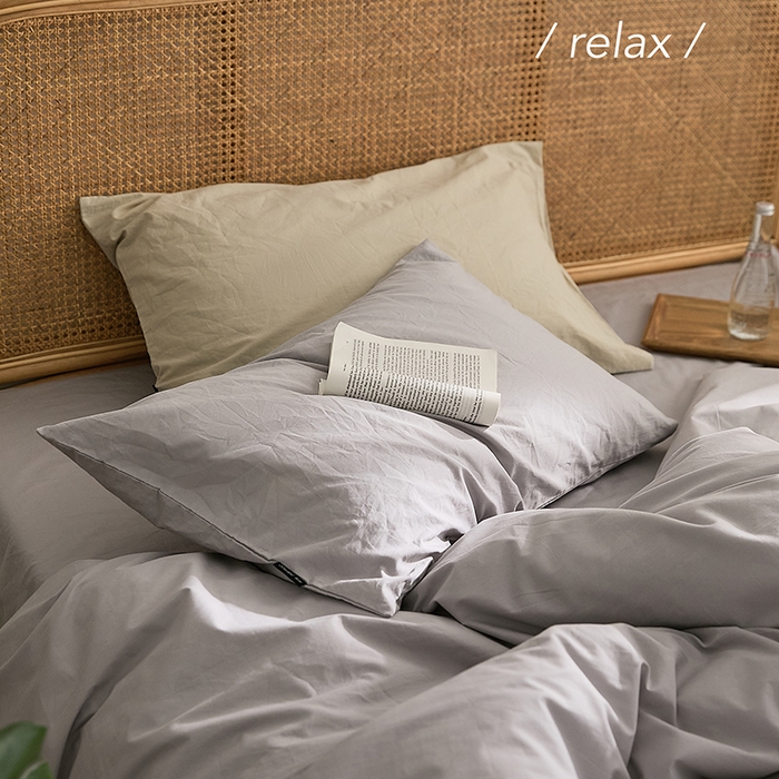 91家纺网 家纺一手货源 找家纺 新款秋冬40S水洗棉四件套-晚风（英文版） 晚风-银灰